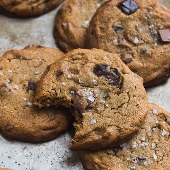 Peanut Butter Chocolate Cookies - Recipe photo by foodandtable
