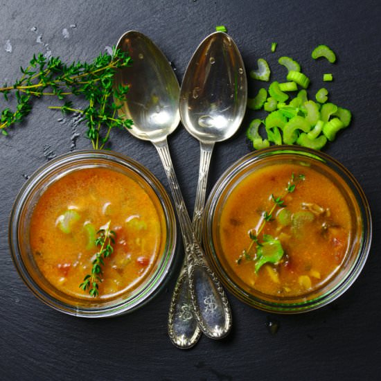 Mushroom soup - Recipe photo by receitas