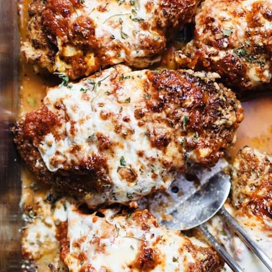Italian Chicken Parmigiana - Recipe photo by asimplepalate