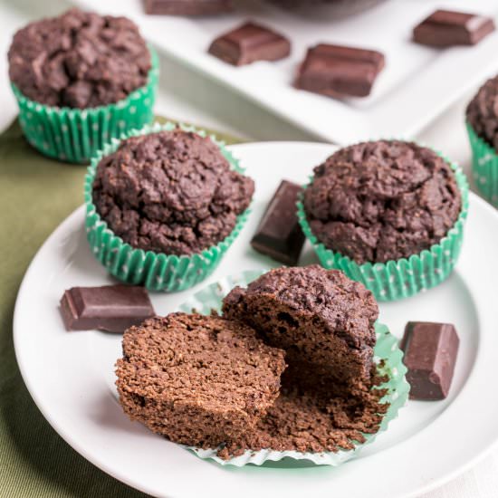 Double Chocolate Muffins - Recipe photo by littlebitrecipes