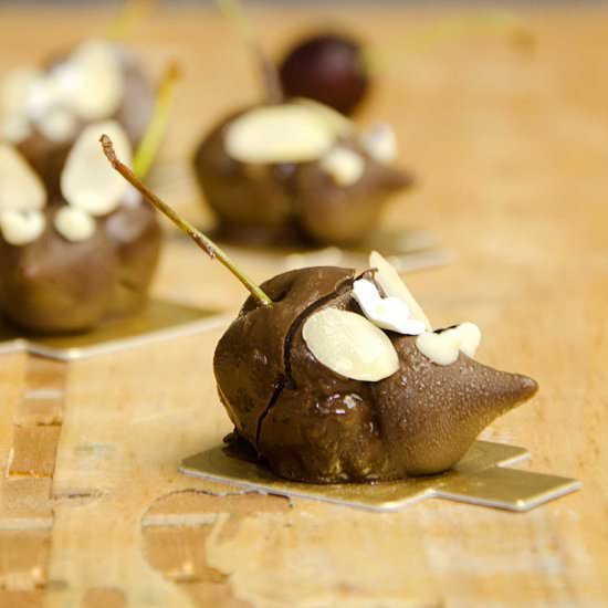 Halloween Cherry Chocolate Mouse - Recipe photo by Hungry PeePor