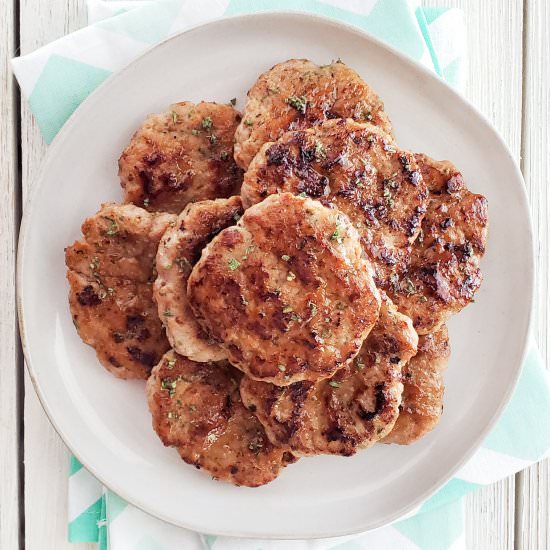 Maple Turkey Breakfast Sausage - Recipe photo by leelscooks