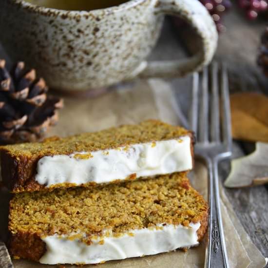 Gluten Free Pumpkin Bread - Recipe photo by AnEdibleMosaic