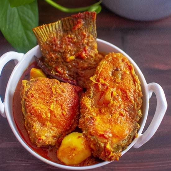 Macher Kalia - Recipe photo by Debjanir Rannaghar