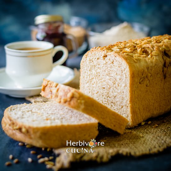 Whole Wheat Loaf Bread - Recipe photo by Herbivore Cucina