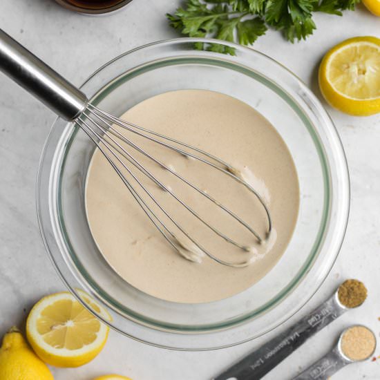 3 Ingredient Tahini Dressing - Recipe photo by from my bowl