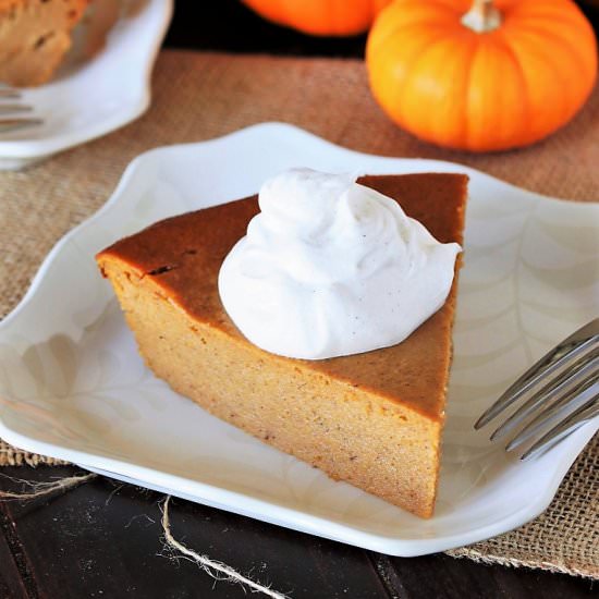 Impossible Pumpkin Pie - Recipe photo by thekitchenismyplayground