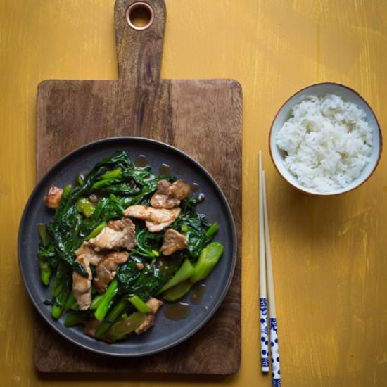 Stir-fried Gai Lan - Recipe photo by WhatToCookToday