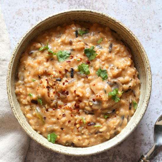 Wild Rice Mushroom Soup - Recipe photo by richa