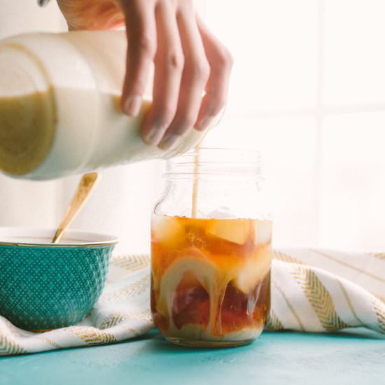 Homemade Pumpkin Spice Creamer - Recipe photo by getkamfortable