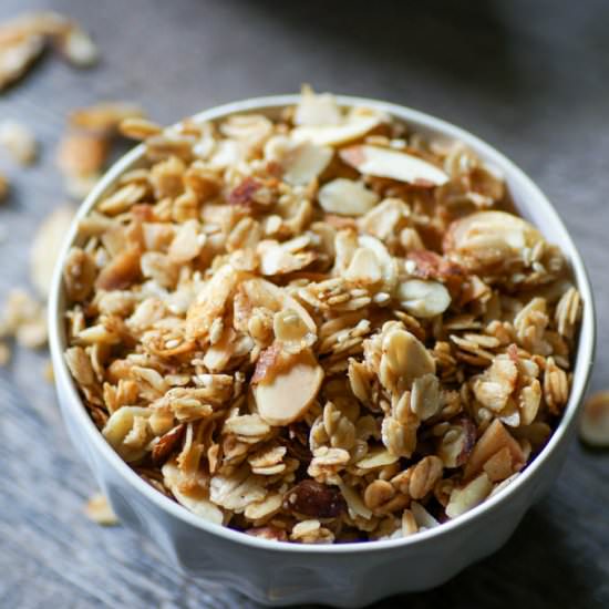 Cardamom Granola - Recipe photo by WhiteCoatPinkApron
