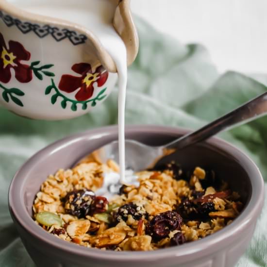 Homemade Granola - Recipe photo by pageandplate