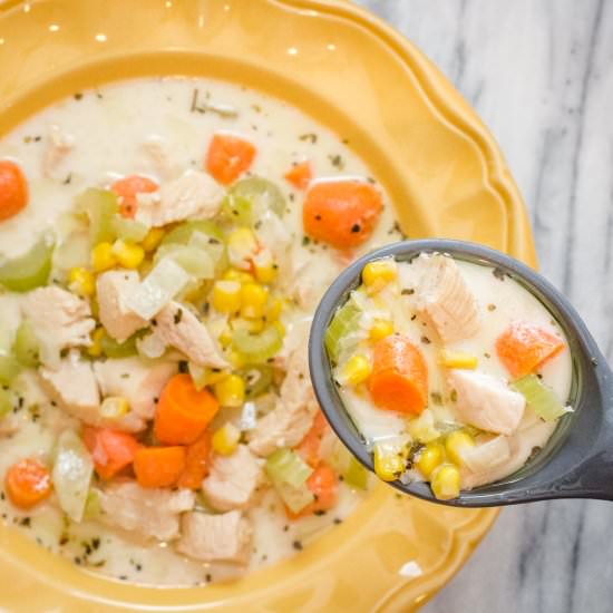 Chicken Corn Chowder - Recipe photo by Devour Dinner