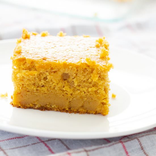 The Easiest Pumpkin Pie Cake Ever - Recipe photo by mindyscookingobsession