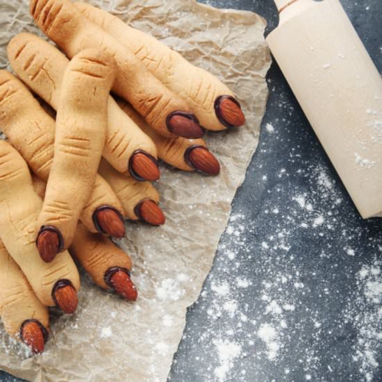 Witch Finger Cookies - Recipe photo by sugarspiceandglitter