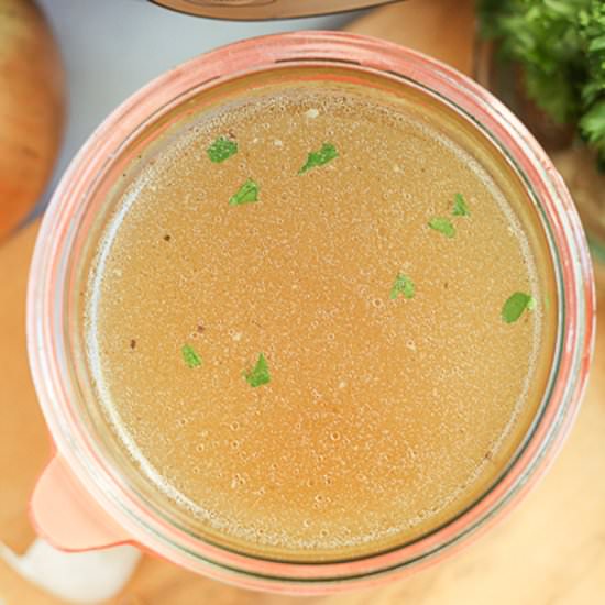 Instant Pot Bone Broth - Recipe photo by recipesworthrepeating