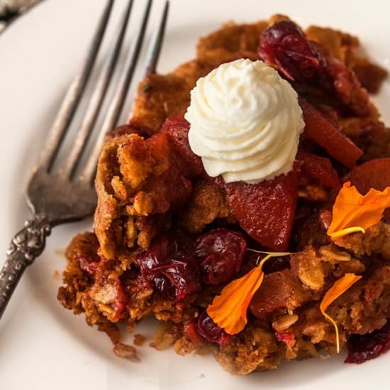 Cranberry Apple Crisp - Recipe photo by shekeepsalovelyhome
