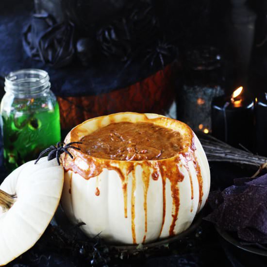 Halloween Chili Cheese Rotel Dip - Recipe photo by Buy This Cook That