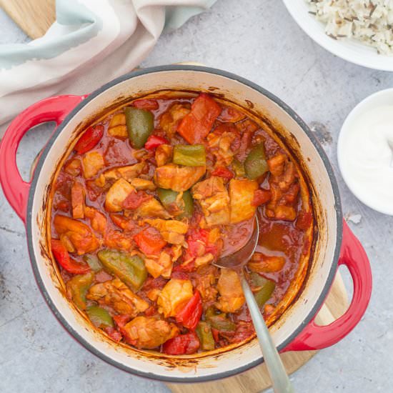 Easy Chicken Goulash - Recipe photo by easypeasyfoodie