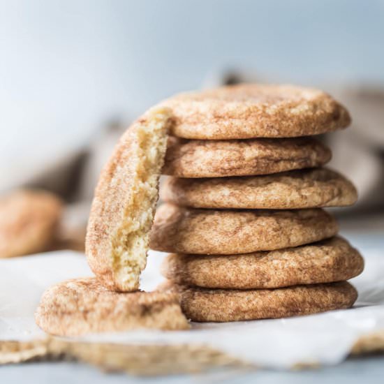 Soft Snickerdoodle Cookie Recipe - Recipe photo by Baking a Moment