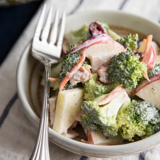 Broccoli Apple Salad - Recipe photo by SundaySupper