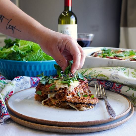 Eggplant or Chicken Parmesan - Recipe photo by A Little and A Lot