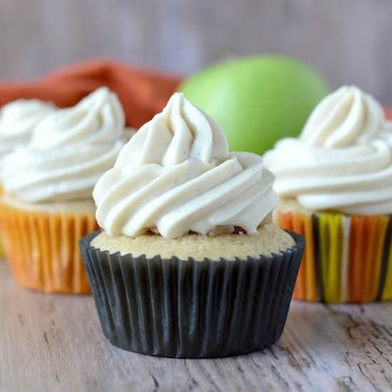 Apple Pie Cupcakes - Recipe photo by chiselandfork