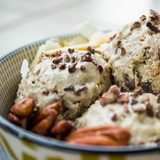 Banana Chocolate Fudge Ice Cream - Recipe photo by vancouverwithlove
