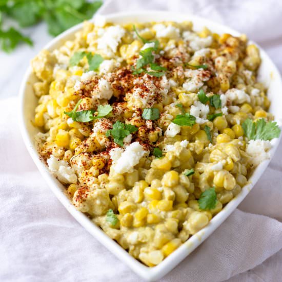 Roasted Mexican Street Corn Salad - Recipe photo by heyemilyann