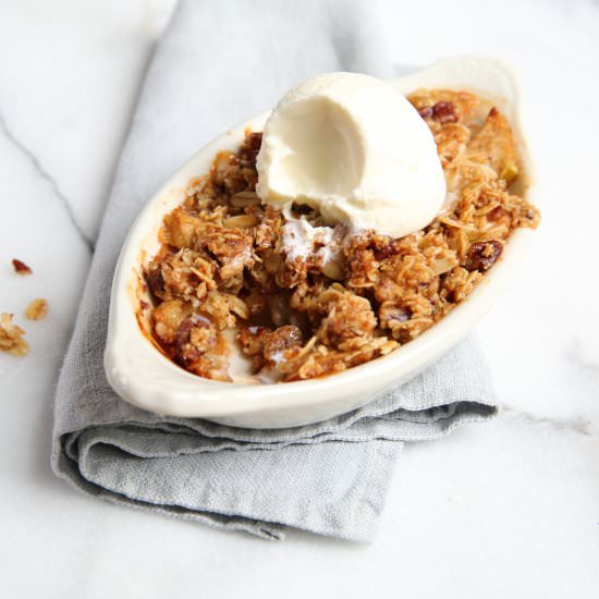 Gluten Free Apple Crisp - Recipe photo by FromScratchFast