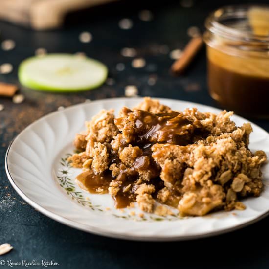 Butterscotch Apple Crisp - Recipe photo by RNsKitchen