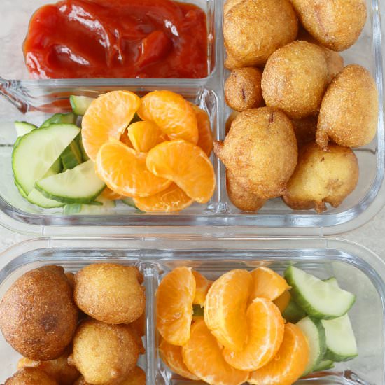 Homemade Corn dog bites - Recipe photo by kitchenathoskins