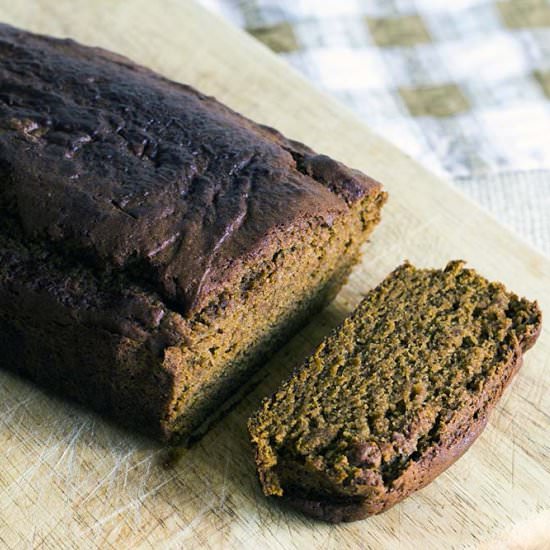 Spiced pumpkin loaf - Recipe photo by Mandy Sneaky Veg