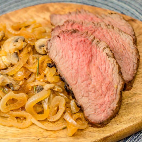 Marsala Tri Tip - Recipe photo by Devour Dinner
