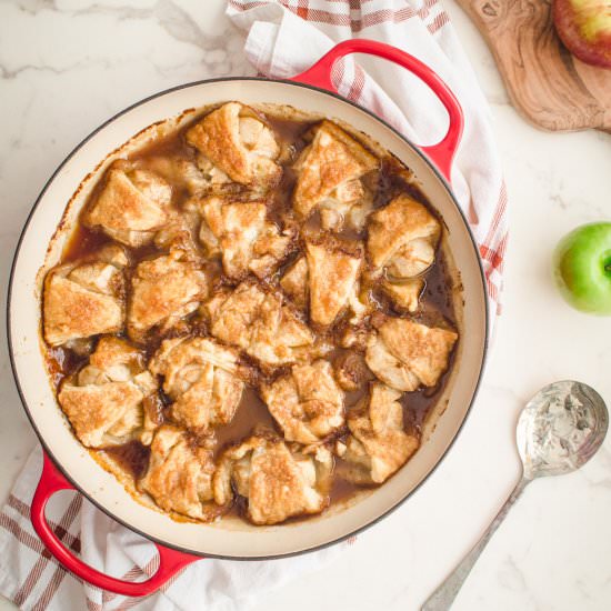 Apple Dumplings with Cider Sauce - Recipe photo by SweetCayenne