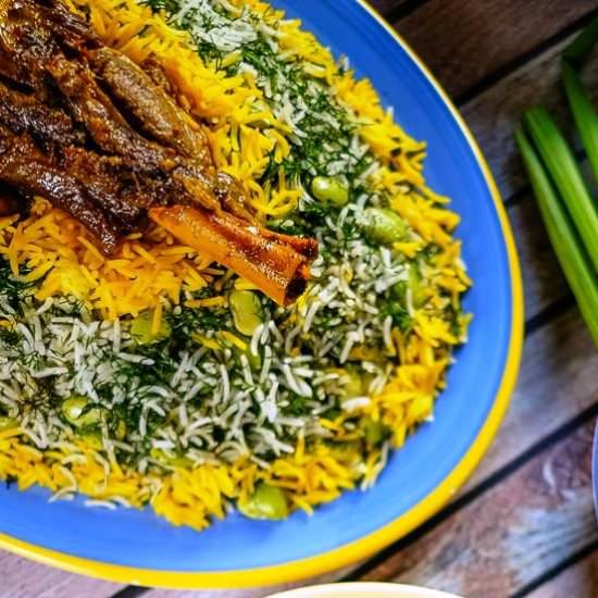 Baghali Polo (Persian Dill Rice) - Recipe photo by thedeliciouscrescent