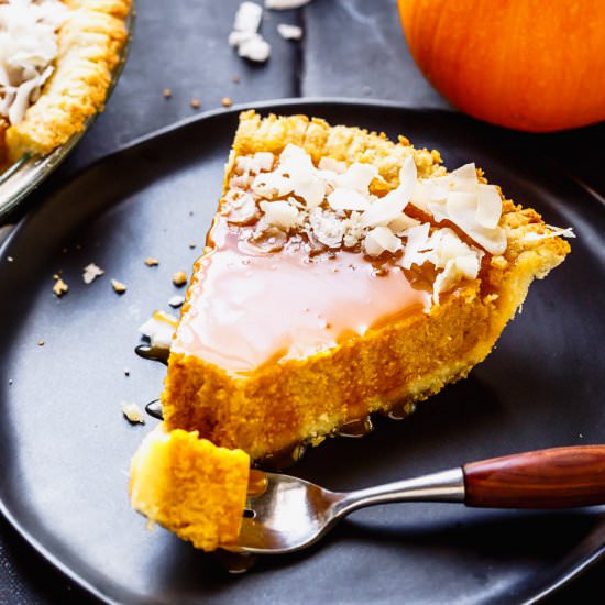 Pumpkin Pie with Fresh Pumpkin - Recipe photo by MunchkinTime