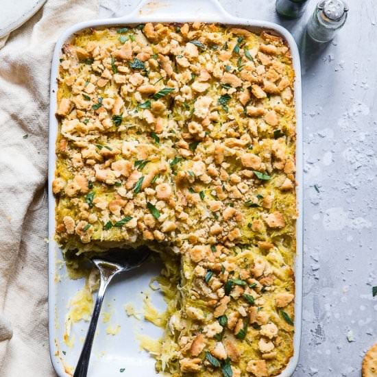 Healthy Chicken Noodle Casserole - Recipe photo by foodfaithfitness