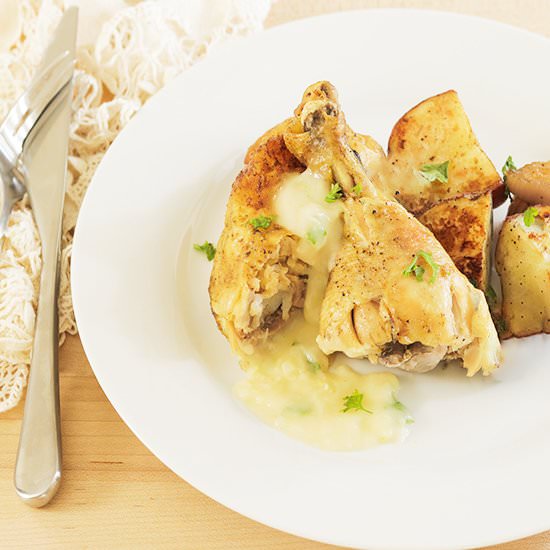 How To Roast Chicken Thigh Quarters - Recipe photo by anns-liee