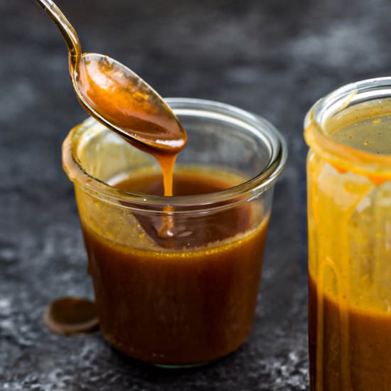 Pumpkin Spice Salted Caramel Sauce - Recipe photo by goodlifeeats