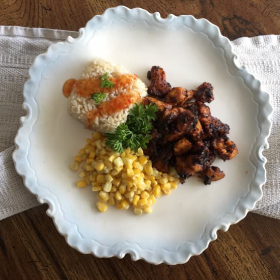 BBQ Tofu Chicken - Recipe photo by Megan Kerry