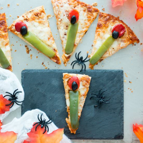 Halloween Pizza - Recipe photo by Chewable Structures