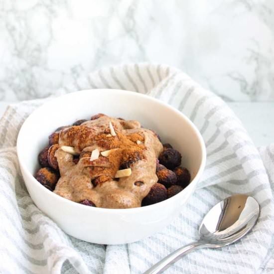Blueberry Cinnamon Almond Butter - Recipe photo by The Fit and Healthy Baker