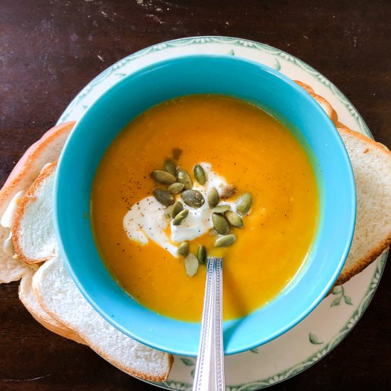 Instant Pot Butternut Squash Soup - Recipe photo by suziethefoodie