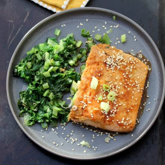Ginger Soy Maple Salmon - Recipe photo by Spice Chronicles