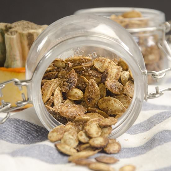 Halloween Pumpkin Seeds - Recipe photo by Hungry PeePor