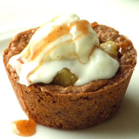 Apple Crisp Cookie Cups - Recipe photo by pastryandbeyond