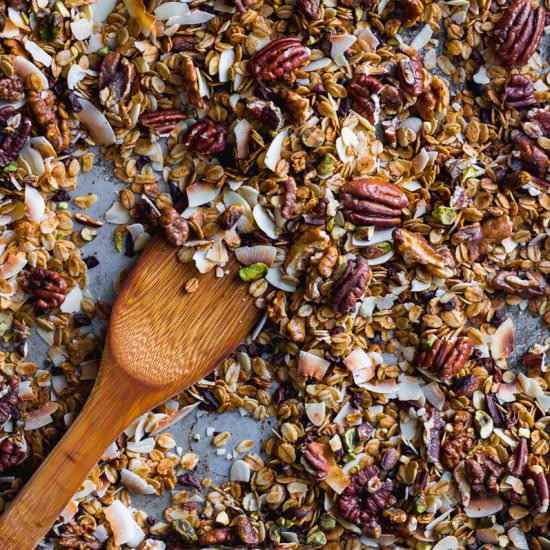 Nutty Granola - Recipe photo by foodandtable