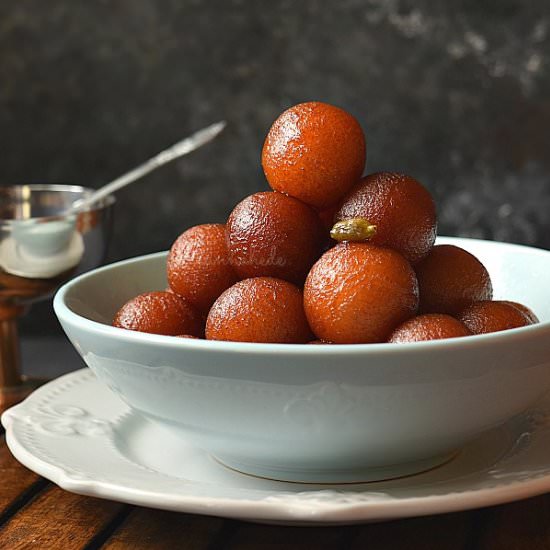 Gulab Jamun - Recipe photo by Savory Bites