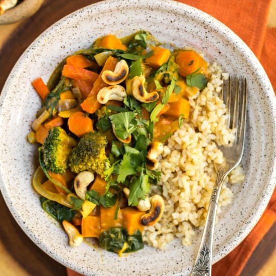 One Pot Pumpkin Curry - Recipe photo by from my bowl